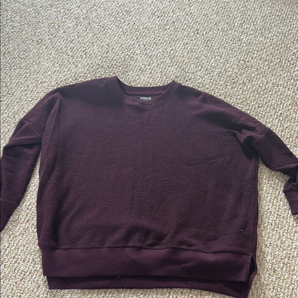 aerie Purple Crewneck Sweater